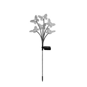 REILLE Plastic Butterflies Lawn Solar Light for Park, Garden & Villa - Modern Style